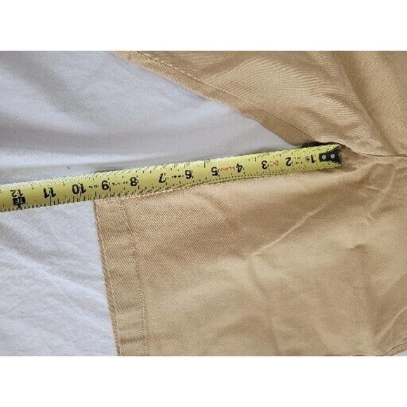 Nautica Boys Shorts School Uniform Chino Khaki Flat Front Beige Size 18‎ - Picture 5 of 5